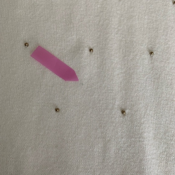 Banana Republic Ivory Embellished Knit Sweater - Picture 8 of 8